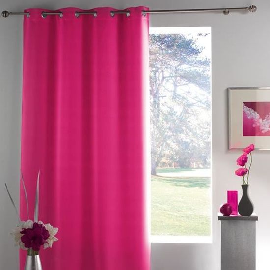 Rideau tamisant, Billy, marron H.260 x l.135 cm | Leroy Merlin