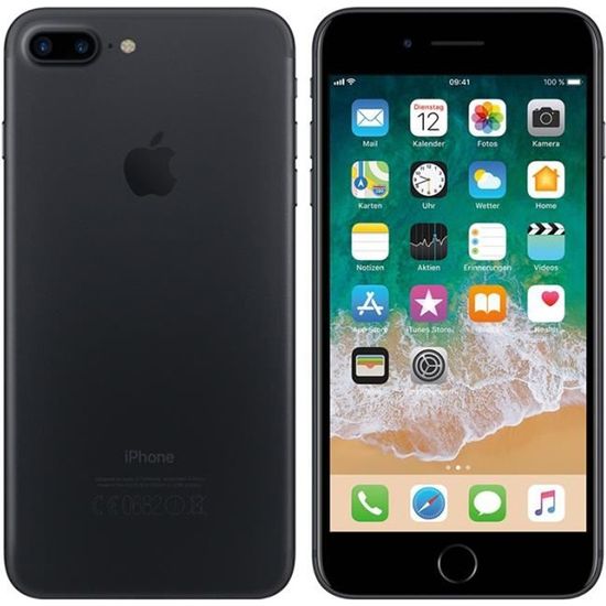 Apple iPhone 7 Plus 128 Go -- Noir