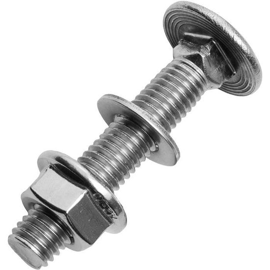 Kit 160 Vis Et Clips De Carrosserie Voiture - Boulons, Rondelles, Pinces U - Pour Réparation Pare-chocs, Garde-boue - 1