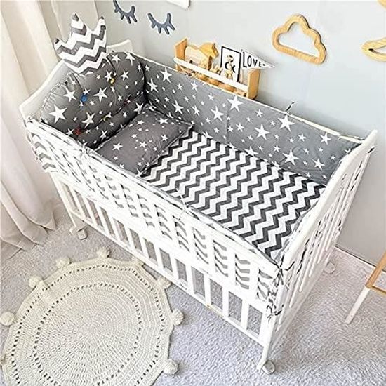 Funby Tours De Lit Bebe Protege Couffin Pour Bebe Contour Lit Bebe Respirant Coton Universel Pour Berceau Nouveau Ne Rembourre 19 Cdiscount Puericulture Eveil Bebe