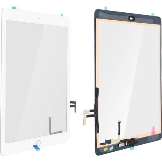 Écran + Vitre Tactile Complet Pour IPad 4 - Noir/Blanc, Bouton Home & Outils Inclus - Neuf
