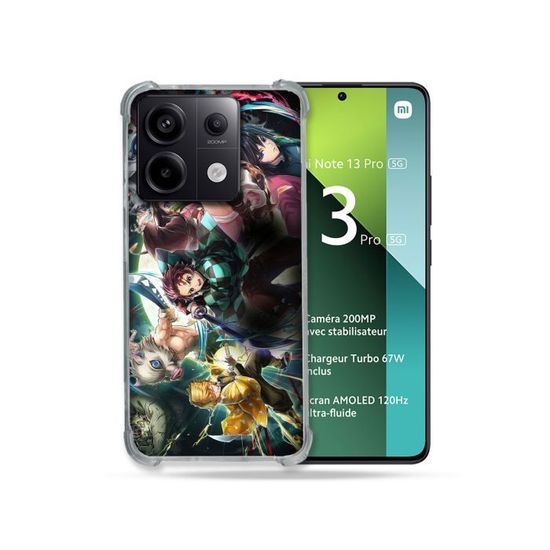 je Cokitec Coque Renforcée Pour Xiaomi Redmi Note 13 5G Manga Naruto Kakashi Xiaomi Redmi Note 13 5g Hoes