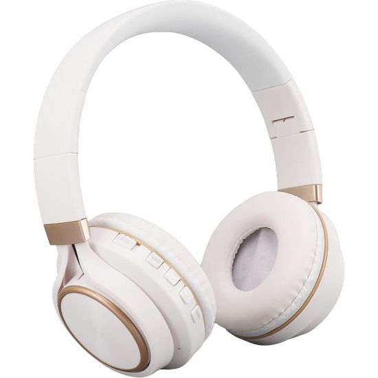 Casque Sans Fil Bluetooth Casque Stéréo Basse Or Rose Gros Casque Avec