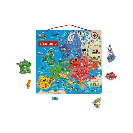 Puzzle France magnétique Janod 93 pièces - Puzzle - Achat & prix