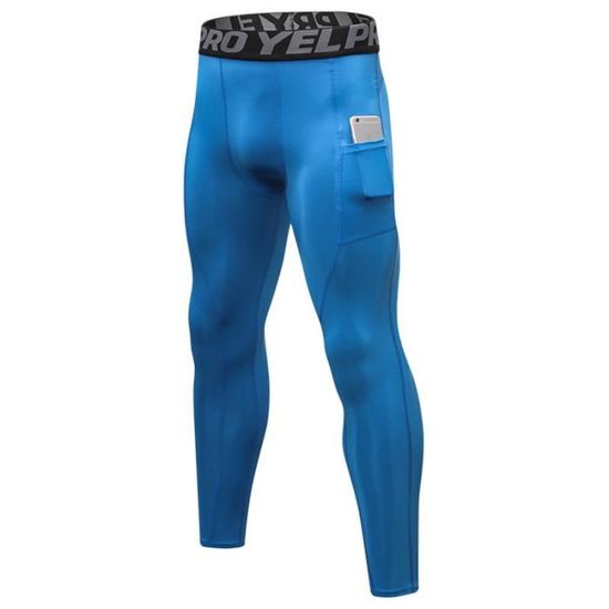Pantalon De Compression Running Homme - Tight Sport Noir - Course Et Jogging