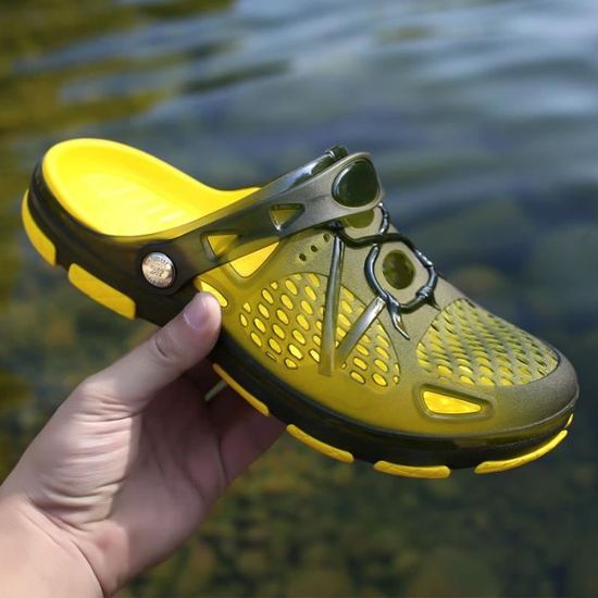 Rengzun Sabots Homme Respirants Chaussures De Jardin Été Léger Antidérapant - Camouflage Sandales Plage EVA Taille 40-45