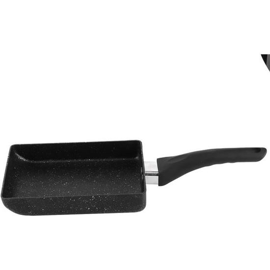 Poêle à Omelette Carrée Japonaise Tamagoyaki - Antiadhésive, Alliage Aluminium, Pour Gaz Et Induction