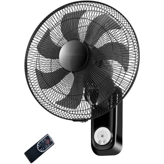 Ventilateur Murale Dioche 1800W - Chauffage/Refroidissement - Télécommande - Silencieux - Pour Salle De Bain/Bureau