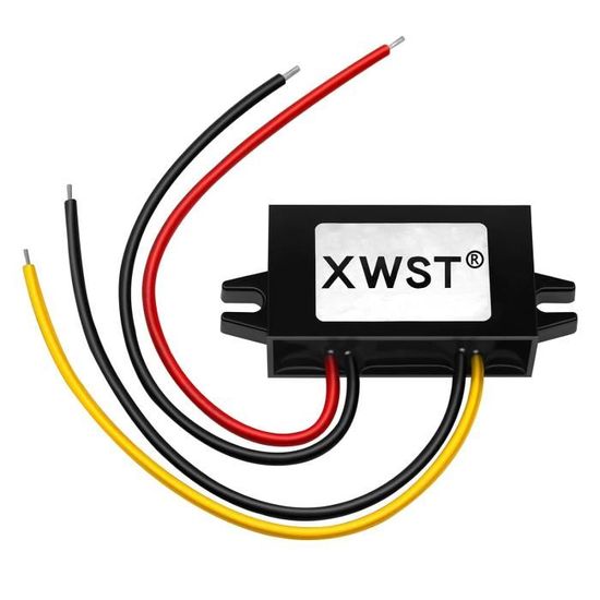 Convertisseur DC 8-85V Vers 5V 3A - Double USB (Type A + Type C) - Pour Charger Téléphone En Voiture, Camping-car, Vélo