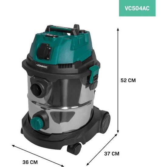 Aspirateur à Cendres 15l à Batterie 'R-BAT20' 20v Avec Batterie Et