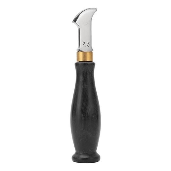 Cutter Réglable Pour Bandes De Cuir - Outil De Découpe Manuel En Bois Et Acier - Avec 5 Lames De Rechange - Pour Maroquinerie Et Bricolage