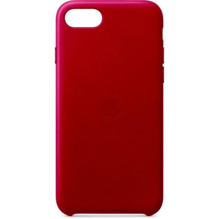 APPLE Coque pour iPhone SE Cuir - (PRODUCT)RED
