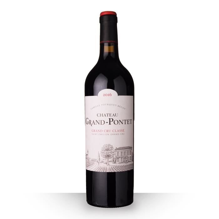 Château Grand-Pontet 2016 AOC Saint-Emilion Grand Cru - 75cl - Vin Rouge