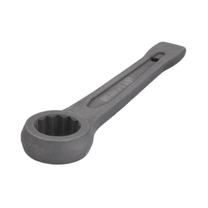 19mm boîte de Slogging fin anneau frappant Clés à cliquet 12 Bi-Hex métrique recto verso