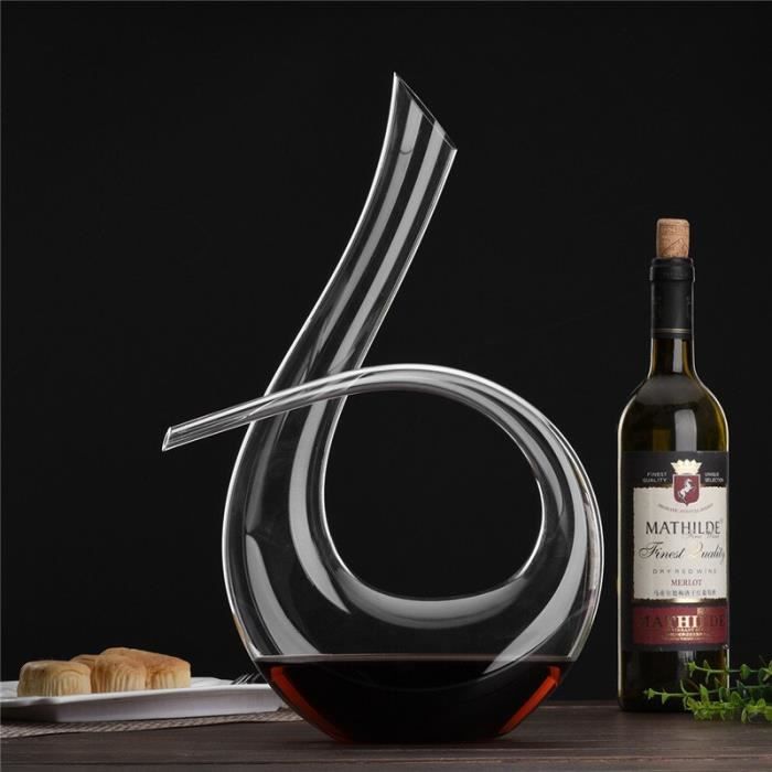Carafe à vin rouge en cristal fait à la main, ensemble de verres à décanter pour le Brandy, carafe, Bar, bouteille d'*DE5405