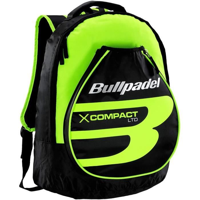 Bullpadel - Sac agrave dos de padel X-Compact jaune fluo