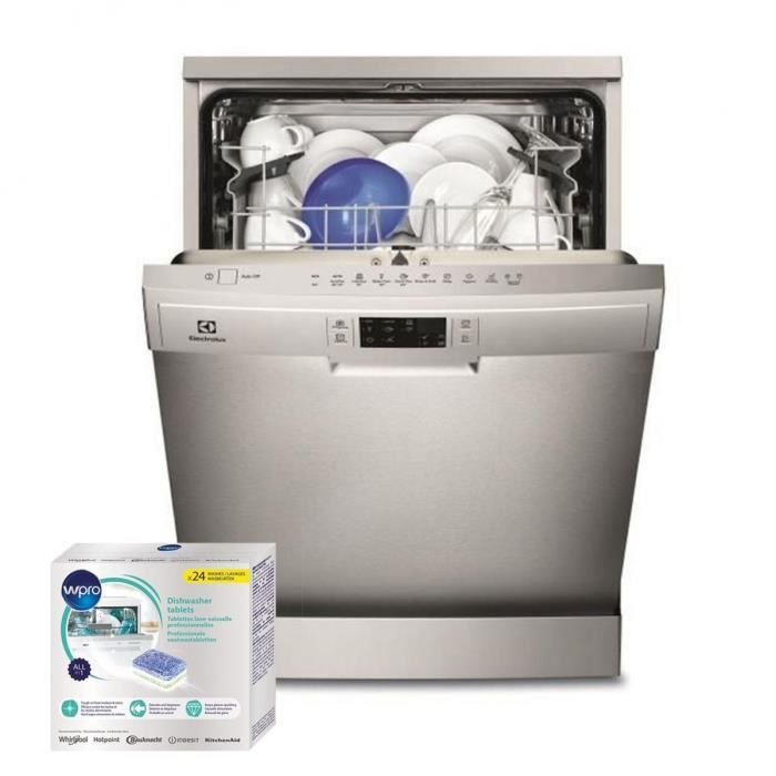 ELECTROLUX LAVE-VAISSELLE posable INOX 45dB 13 couverts 60cm AirDry