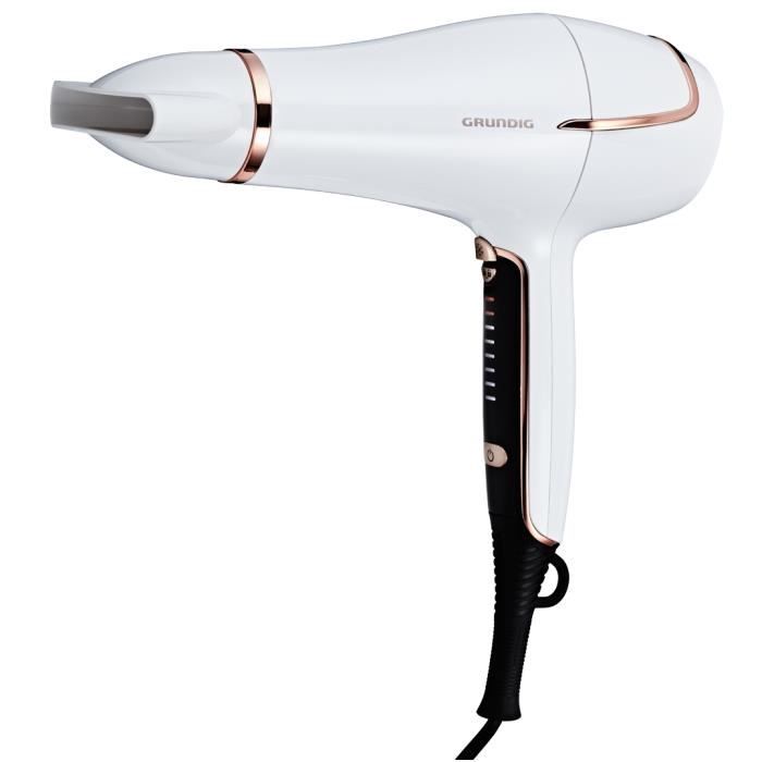 GRUNDIG HD7880 - Sèche-Cheveux à commandes tactiles - 2200 W - 7 vitesses - 8 températures