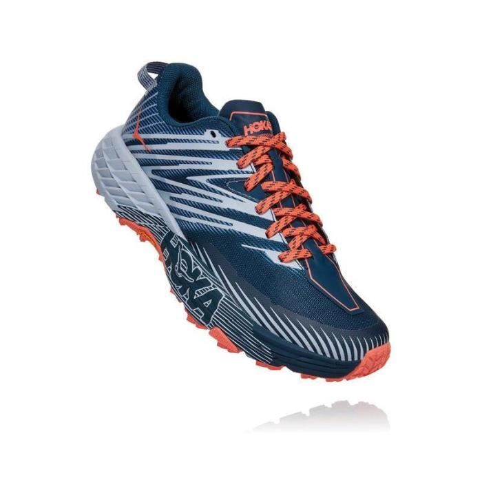 Basket running Femme Hoka Speedgoat 4 bleu