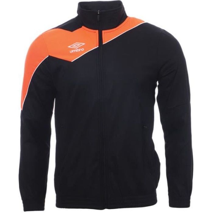 Veste de survêtement Noir/Orange Homme Umbro Division 1