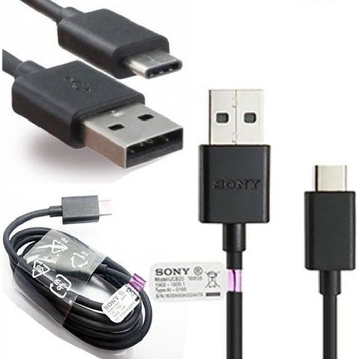 Cordon D'alimentation Origine Cable Chargeur De Chargement Prise USB vers USB-C Original Sony