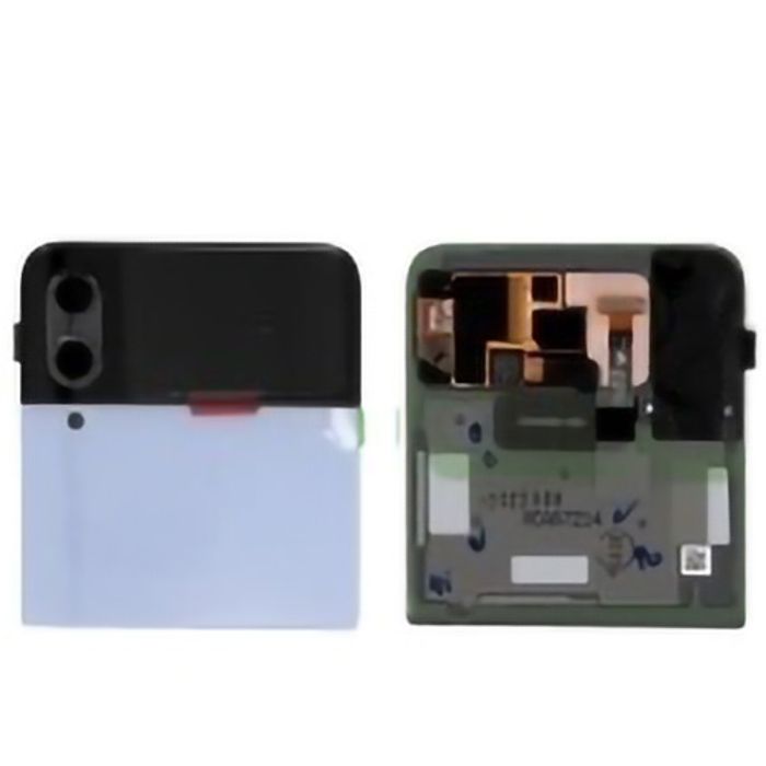 Original Vitre Arrière Supérieur Pour Samsung Galaxy Z Flip 4 F721B - vue 2