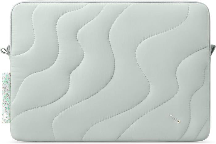 Housse Ordinateur Portable Puffy Bow - Mignonne, Légère, Pour MacBook Air M3/M2/M1, MacBook Pro, 11-15 Pouces