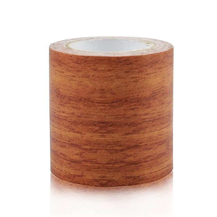 Adhesif Pour Meuble Zfseyuh Ruban Adhésif Bois Papier Et Sols Marron Ruban Adhésif Effet Grain De Bois Réparation 5,7 Cm X 4,57 M (Marron Foncé Rouleau Adhesif Pour Meuble