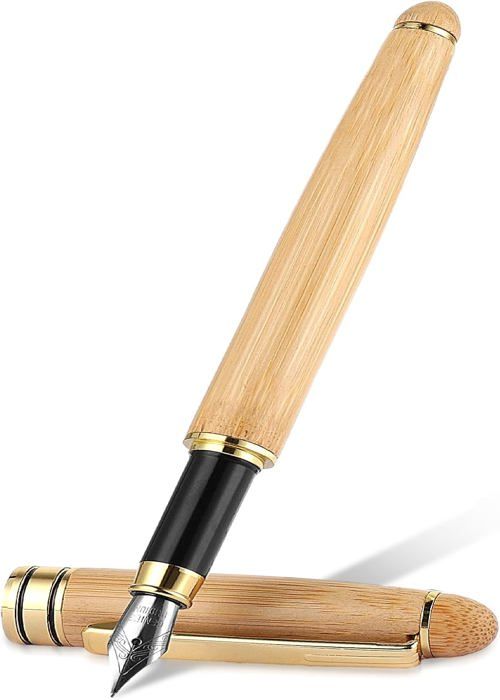 Stylo Plume Pilot Modèle Bambou - Plaqué Or Rose - Neuf De Stock (MX638) - Sans Emballage