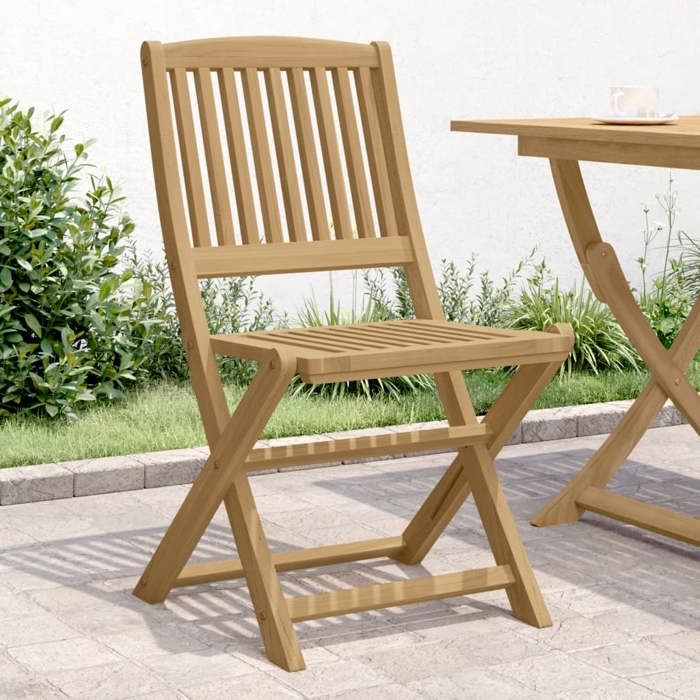 SALE 2025Chaises pliables de jardin - lot de 4 - Fauteuils de Jardin - bois massif dacacia - 57x49x90 cm236 Kg 7848