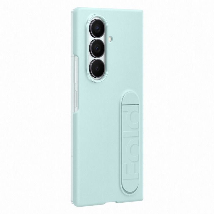 Coque et étui téléphone mobile Samsung Pack en silicone Vert deau et film pour Galaxy Z Fold 7