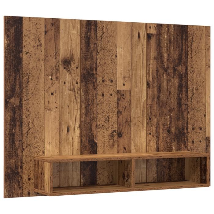 Meuble TV - Meuble tele - mural Bois ancien 120 x 235 x 90 cm - Porte(s) RUI07 9411