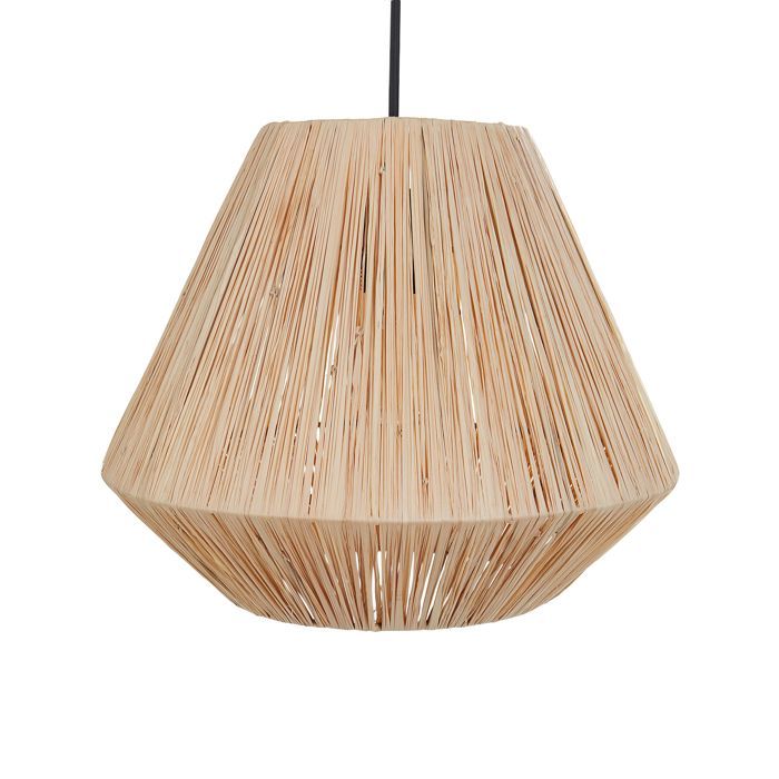 Lampe suspension DAMIT Osier Naturel
