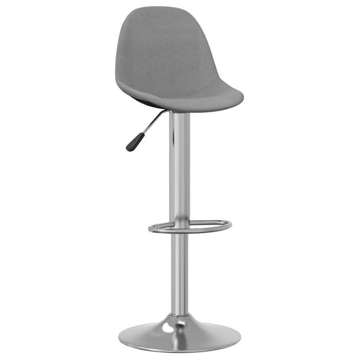 SARA* NEW Tabouret de pub/siège comptoir/ Tabourets Haut Bar - KENNETH - lot de 2 - gris tissu 12.45 Kg CL4731