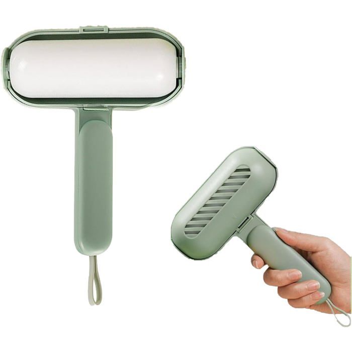 Reusable Lint Roller - Washable Pet Hair Remover that Never Needs Sticky Sheets Powerful Gel Brush for Dog & Cat Hair on Furniture Reusable Lint Roller - Washable Pet Hair Remover that Never Needs Sticky Sheets Powerful Gel Brush for Dog & Cat Hair on Furniture