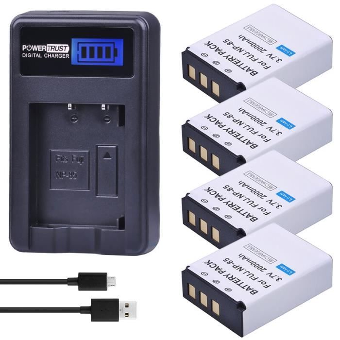 Batterie Rechargeable Compatible Fujifilm NP-85 - Pour FinePix SL240, SL260, SL280, SL300, SL305 (1300mAh, 3.7V)