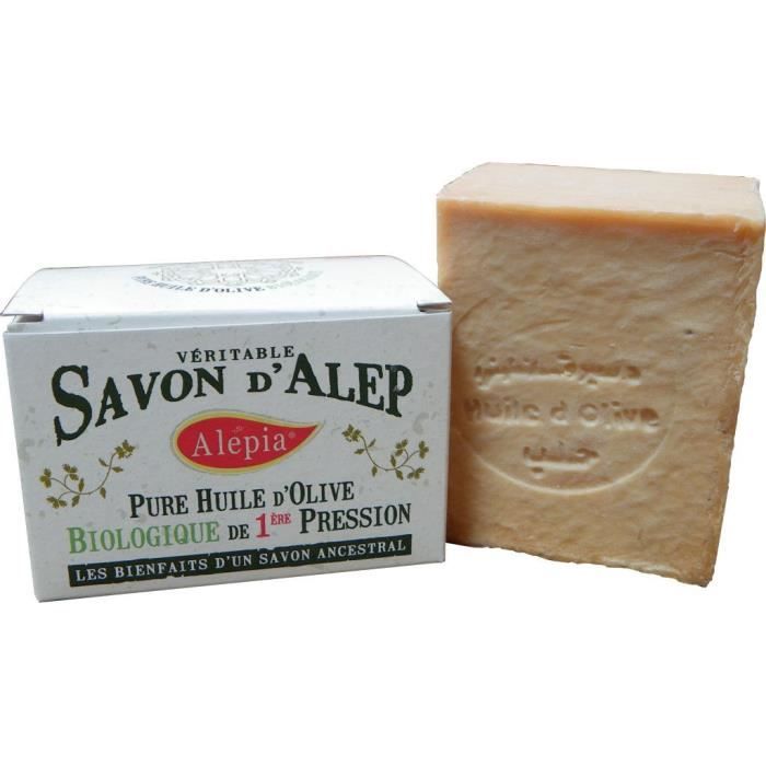 Savon D Alep Excellence Bio Pure Olive Alepia 190g Achat Vente Savon Syndets Savon D Alep Excellence Bio Cdiscount