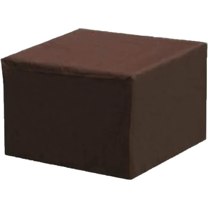 Housse Salon De Jardin Carré Bâche Salon De Jardin 115x115x74cm, Housse Imperméable 210D Oxford, Protection Extérieure Meuble Bache Pour Table De Jardin Rectangulaire