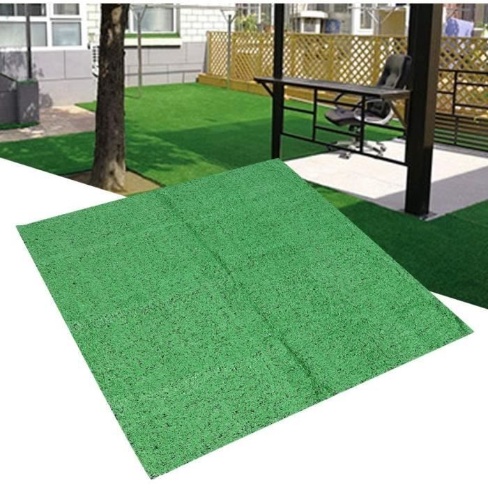 Gazon Artificiel, Faux Gazon Naturel Evergreen Tapis Gazon synthétique
