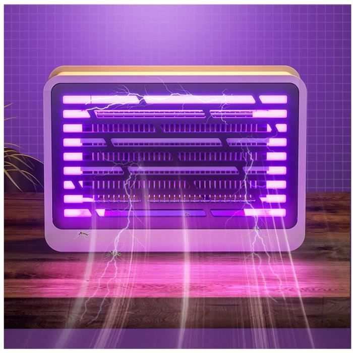 Bug Zapper Intérieur - Tueur Mouches/Moustiques USB, 200 Pi², Sécurisé Pour Enfants/Animaux