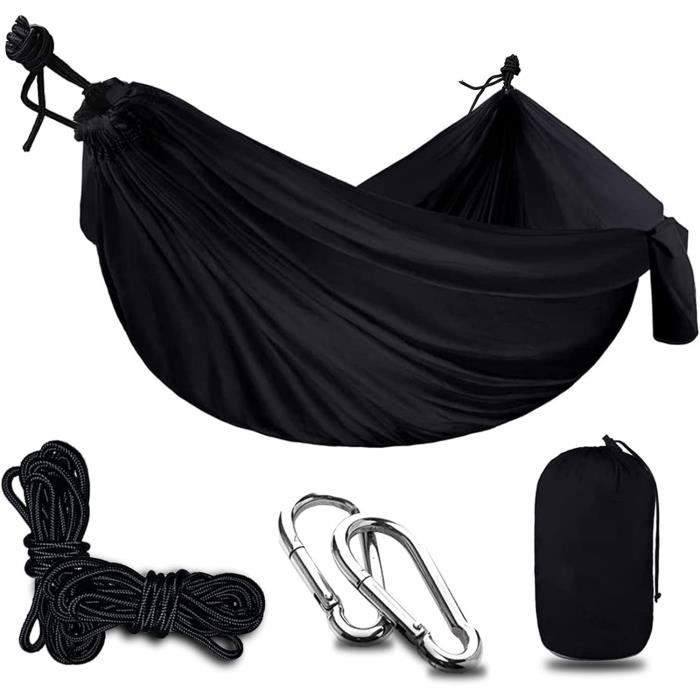 Hamac Avec Moustiquaire Intégrée Night Cat - 1 Personne, Pour Camping, Jardin, Voyage - Nylon 70D, Barres Aluminium