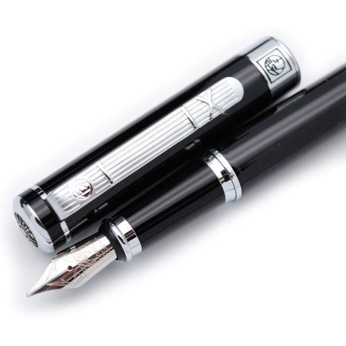 Picasso 902 Stylo Plume Gentleman Collection - Clip Platine, Plume M, Boîte D'Origine