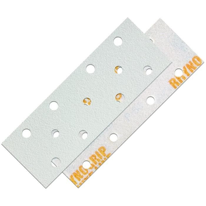 Lot De 30 Feuilles Abrasives 93 X 185 Mm - Papier Abrasif Carré