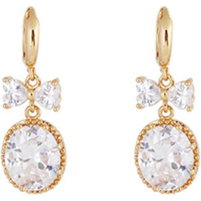 Boucles D'oreilles Pendantes "Noeud Antillais" En Plaqué Or 18 Carats - Marque Petugons - Neuf Avec étiquettes