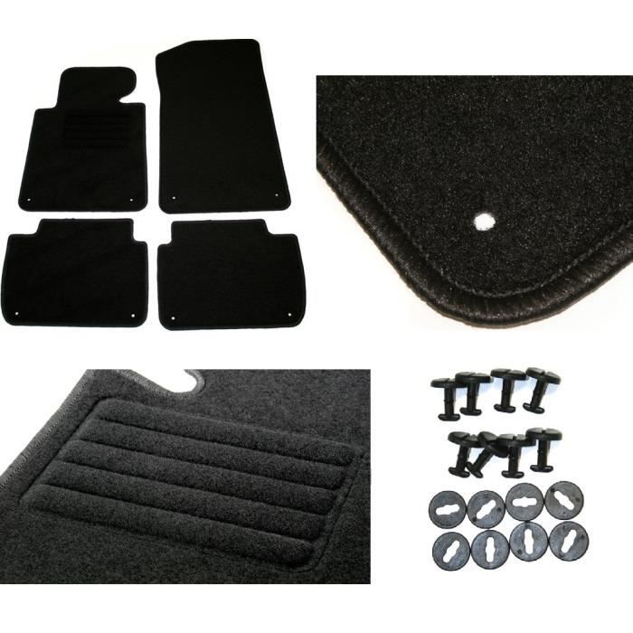 4 TAPIS CAOUTCHOUC BMW SERIE 4 F33 CABRIOLET A PARTIR DE 10//2013 SPECIFIQUE