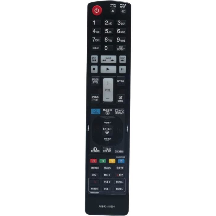 Telecomando Ricambio AKB73115301 Per Lettori LG Blu-Ray (HR536D, HR537D, HR558D, HR559D...) - 2