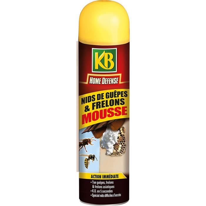 kb mousse nid de guepes et frelons 500ml cdiscount jardin