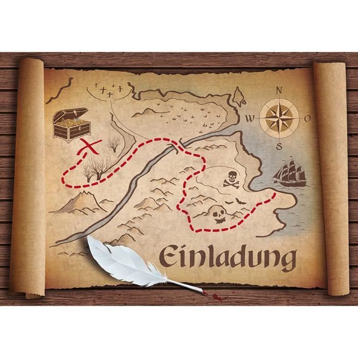 Carte Invitation Anniversaire Pirate Cdiscount Carte Invitation Anniversaire Pirate Cdiscount