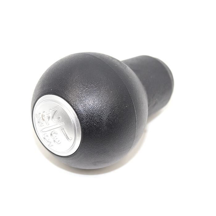 Pommeau Levier De Vitesse 5 Vitesses Pour Renault Clio, Megane, Scenic - Cuir Et Chrome - Design Ergonomique