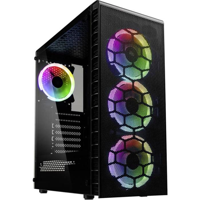 Tour midi Kolink OBSERVATORY LITE MESH Boîtier gaming noir